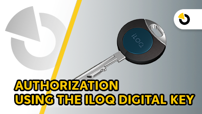 Authorization to the JABLOTRON 100+ alarm using the iLOQ digital key