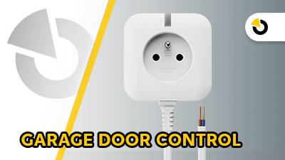 Garage door control with PG output module: JB-162N-PLUG and JB-163N-PLUG